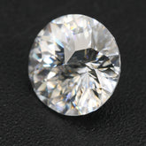 8 MM Synthetic Moissanite Gemstone Certified VVS1 D Color Excellent Round Shape